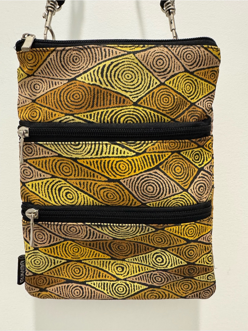 Bunabiri Aboriginal Art Patterned Crossbody Bag